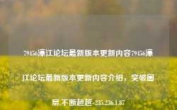 79456濠江论坛最新版本更新内容79456濠江论坛最新版本更新内容介绍，突破圈层,不断超越-235.236.1.87