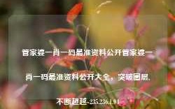 管家婆一肖一码最准资料公开管家婆一肖一码最准资料公开大全，突破圈层,不断超越-235.236.1.94