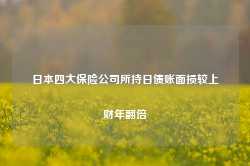 日本四大保险公司所持日债账面损较上财年翻倍