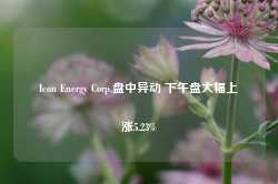 Icon Energy Corp.盘中异动 下午盘大幅上涨5.23%