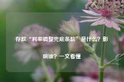 存款“利率调整兜底条款”是什么？影响谁？一文看懂-第1张图片-义乌微创医院